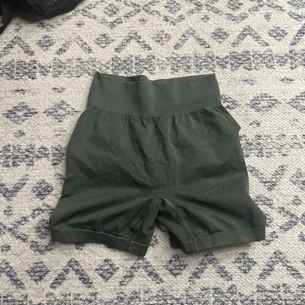 Forest Green Women's Bike Shorts